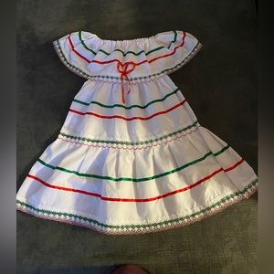 NWOT. Artisanal tricolor dress